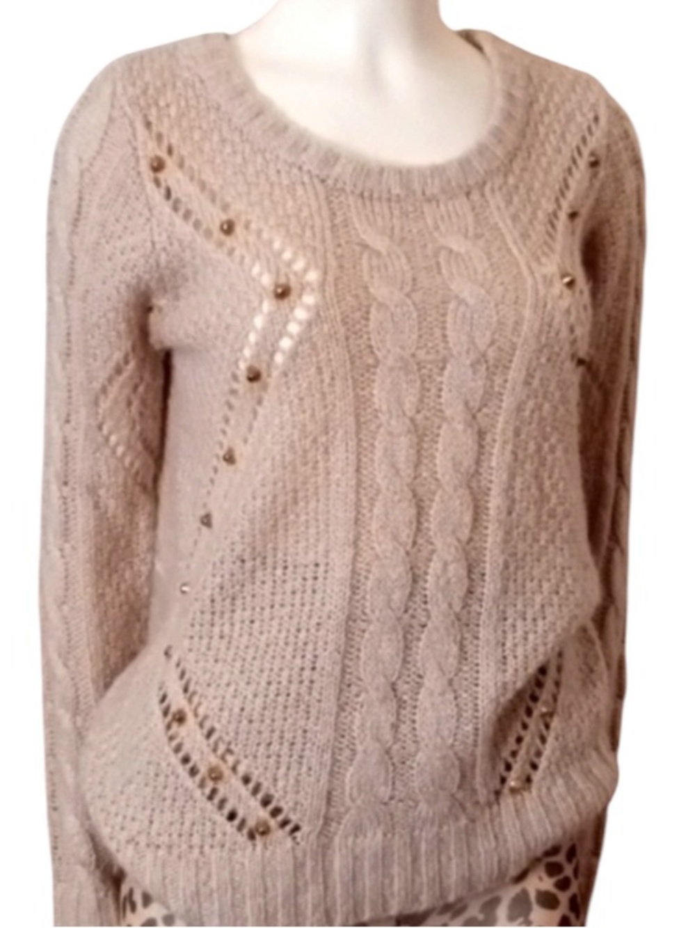 Love by Design Camel Colored Knit Sweater